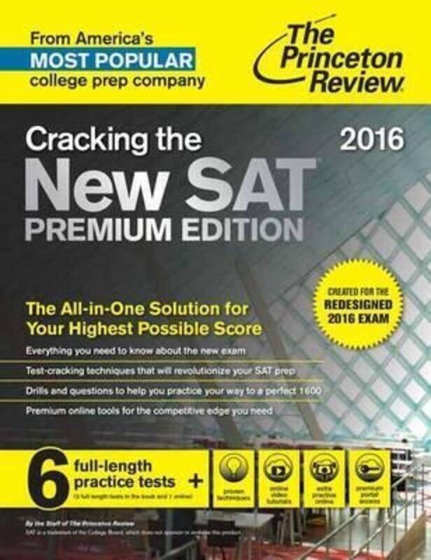 

Cracking the New SAT Premium Edition, 2016.paperback,By :