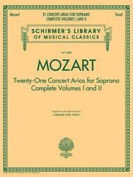 Mozart - 21 Concert Arias for Soprano: Complete Volumes 1 and 2, Paperback Book, By: Wolfgang Amadeus Mozart