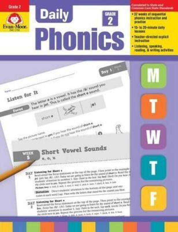 

Daily Phonics, Grade 2.paperback,By :Educational Publishers, Evan-Moor