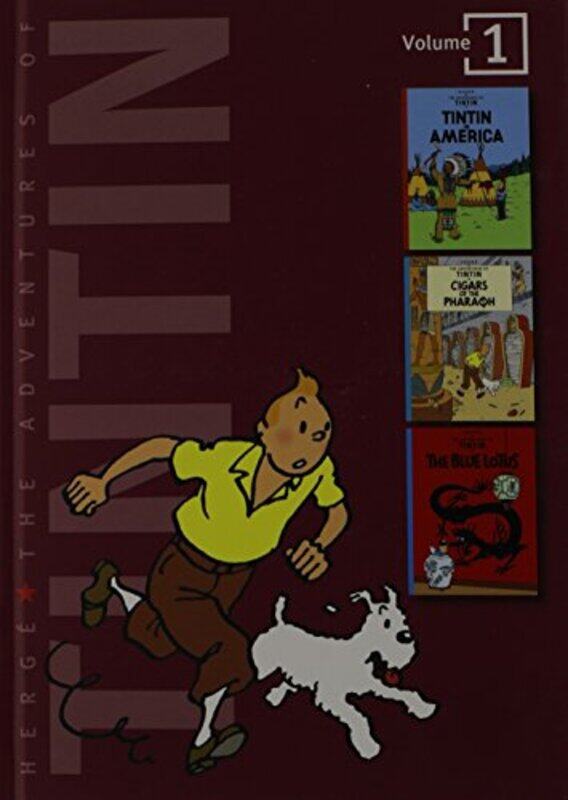 

^(C)The Adventures of Tintin: Tintin in America/Cigars of the Pharaoh/The Blue Lotus (3 Complete Adv,Paperback,By:Herge