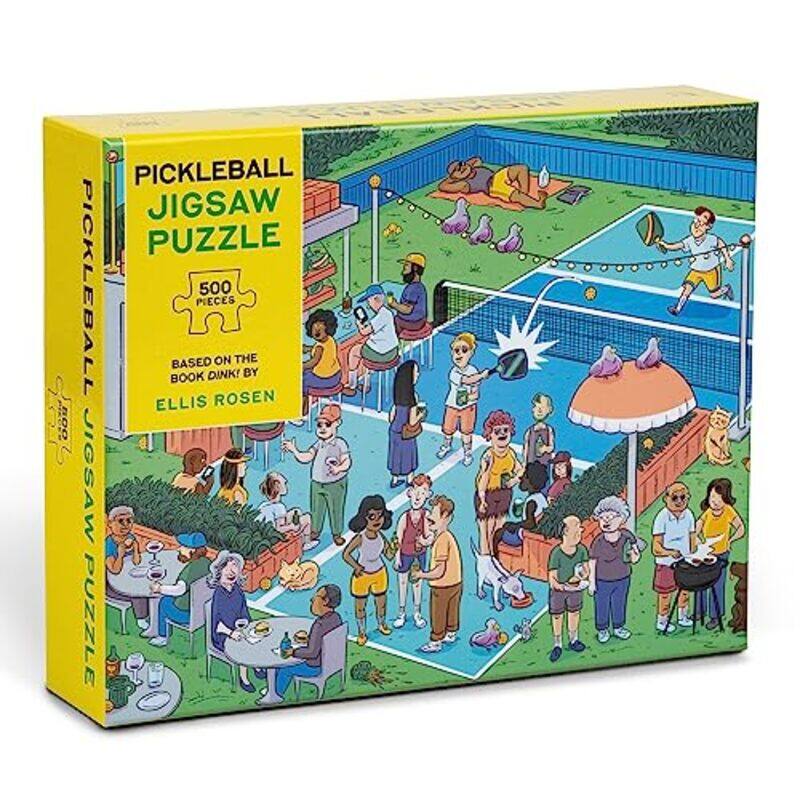 

Pickleball Jigsaw Puzzle By Rosen Ellis - Hardcover