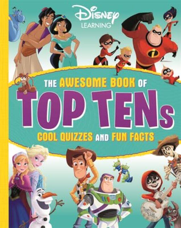 

Disney Learning The Awesome Book of Top Tens by Walt Disney-Paperback