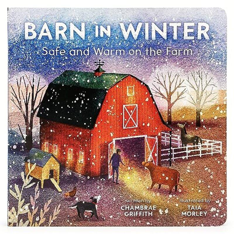 

Barn In Winter By Cottage Door - Hardcover