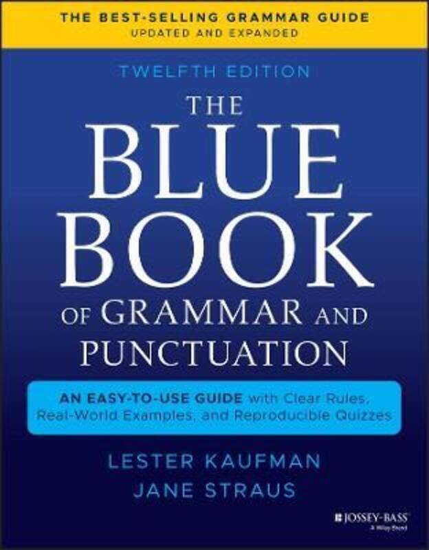 

Blue Book of Grammar and Punctuation,Paperback,ByLester Kaufman; Jane Straus