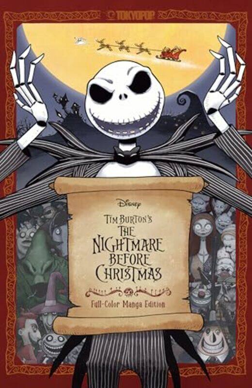 

Nightmare Before Christmas Full Color Ma By Burton Tim - Paperback