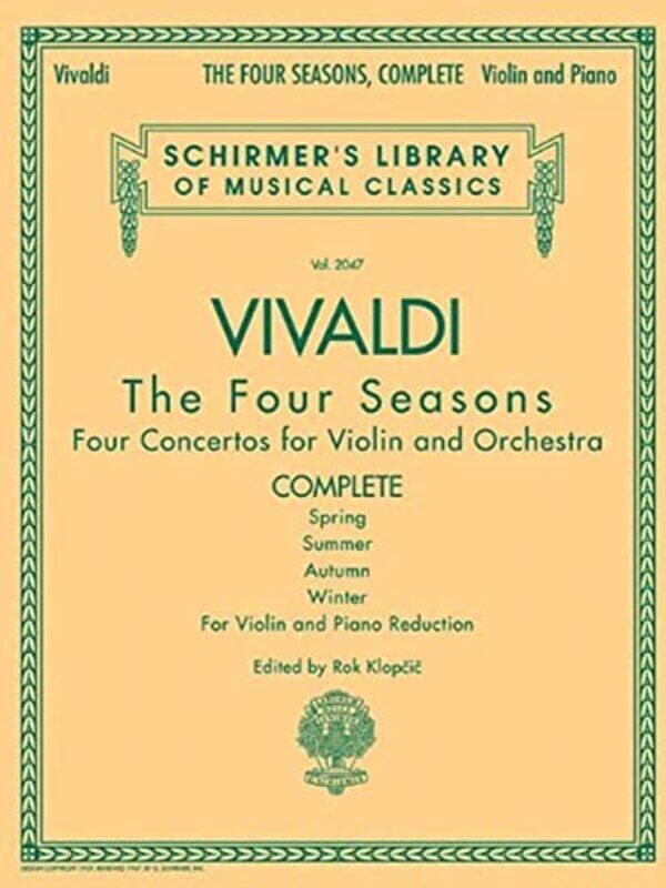 

The Four Seasons Complete Edition, Paperback by Vivaldi, Antonio - Klopcic, Rok