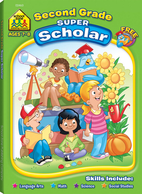 

Second Grade Super Scholar Workbook, Paperback Book, By: School Zone