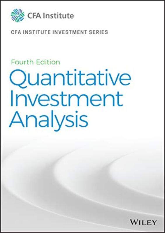 

Quantitative Investment Analysis by CFA Institute-Hardcover