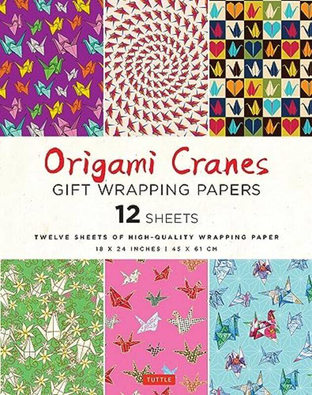 

Origami Cranes Gift Wrapping Papers 12 sheets by Paul Youngquist-Paperback