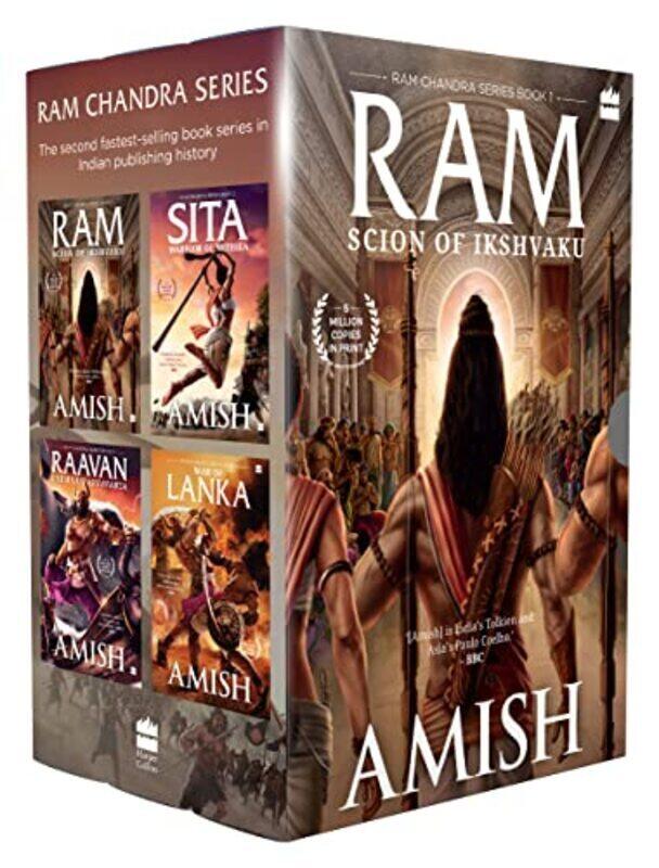 

The Ram Chandra Series Boxset Of 4 Books Ram - Scion Of Ikshvaku Sita Warrior Of Mithila Raava By Tripathi Amish - Paperback