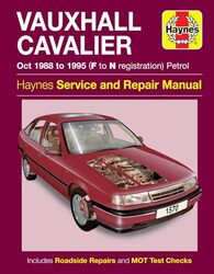 Vauxhall Cavalier Petrol Oct 88  95 Haynes Repair Manual by A w Tozer-Hardcover