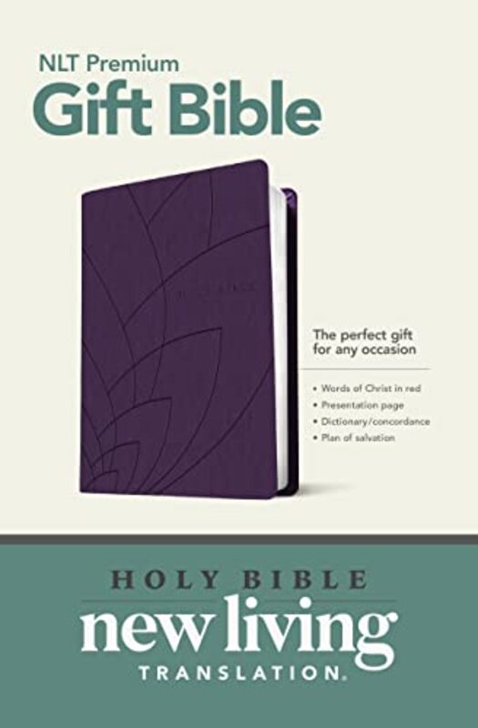Nlt Premium Gift Bible Purple By Tyndale - Paperback
