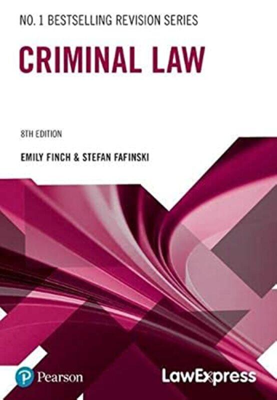 

Law Express: Criminal Law,Paperback by Finch, Emily - Fafinski, Stefan