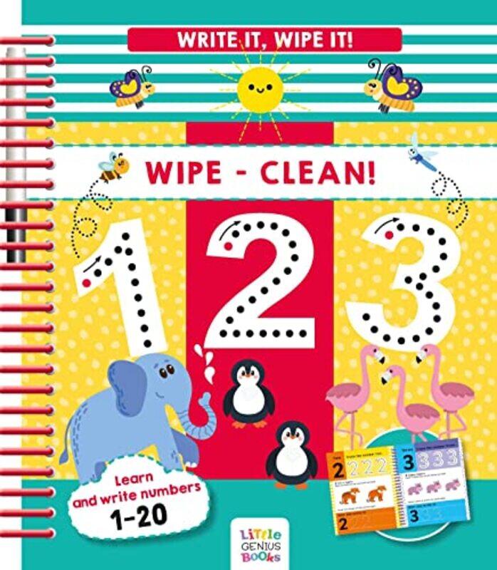 

Write It Wipe It Wipe Clean 123 By Little Genius - Paperback