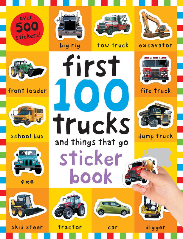 

First 100 Stickers: Trucks and Things That Go: Sticker Book, Paperback Book, By: Roger Priddy