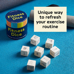 Fitness Dice, Novelty Book, By: Chronicle Books