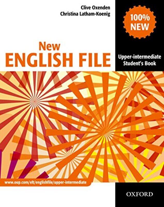 

New English File: Upper-Intermediate: Student's Book: Six-level general English course for adults,Paperback,by:Oxenden, Clive - Latham-Koenig, Christi