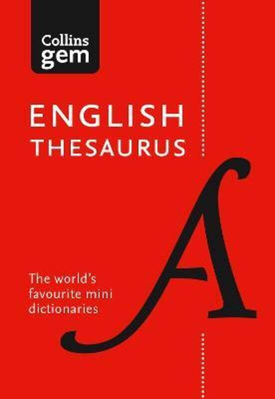 

English Gem Thesaurus: The world's favourite mini thesaurus (Collins Gem).paperback,By :Collins Dictionaries