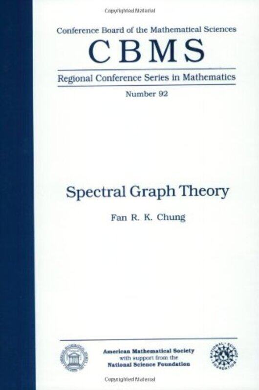 

Spectral Graph Theory by Fan RK Chung-Paperback