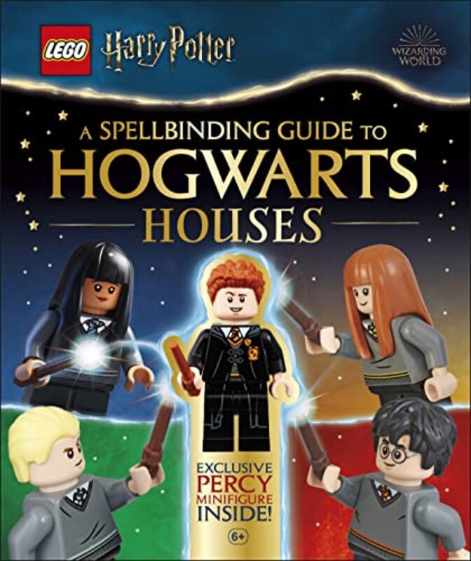 LEGO Harry Potter A Spellbinding Guide to Hogwarts Houses With Exclusive Percy Weasley Minifigure by March, Julia - Hardcover