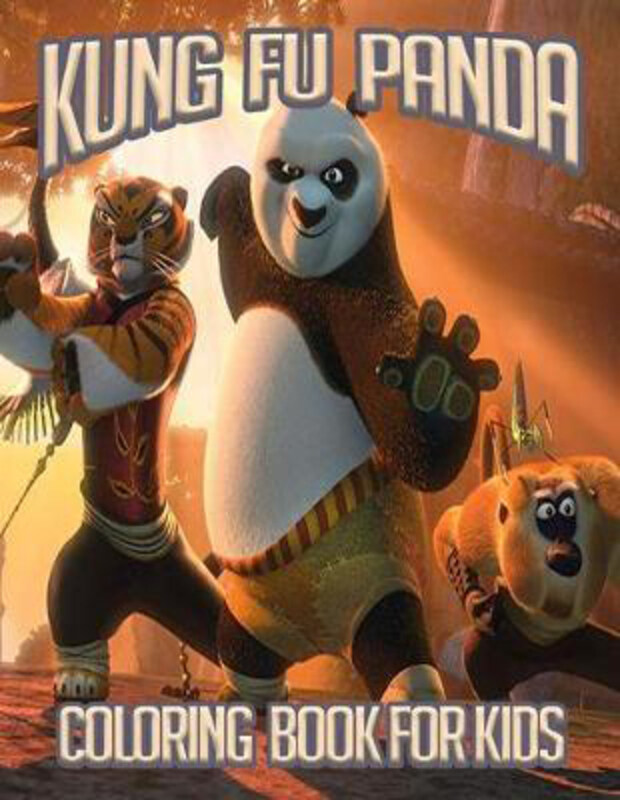 

Kung Fu Panda Coloring Book For Kids, Paperback Book, By: Creative Publisher House