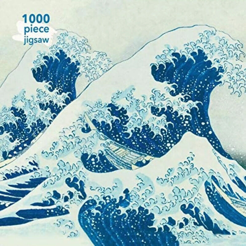 

Adult Jigsaw Puzzle Hokusai: The Great Wave: 1000-Piece Jigsaw Puzzles, Paperback Book, By: Flame Tree Studio