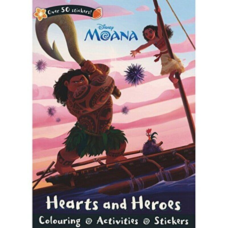 

Moana Hearts and Heroes: Colouring, Activities, Stickers, Paperback Book, By: Disney