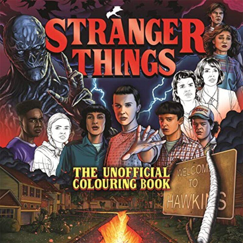 

Stranger Things The Unofficial Colouring Book By Igloo Books -Paperback