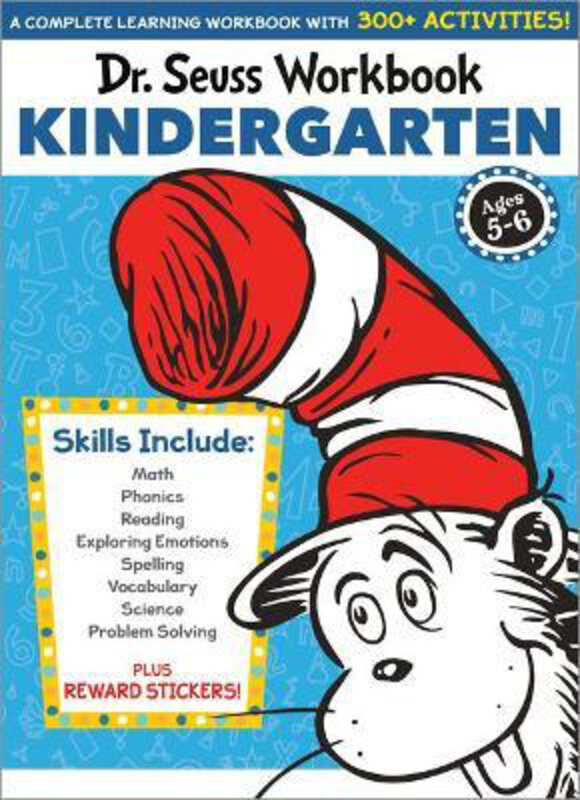 

Dr. Seuss Workbook: Kindergarten: 300+ Fun Activities with Stickers and More!, Paperback Book, By: Dr. Seuss