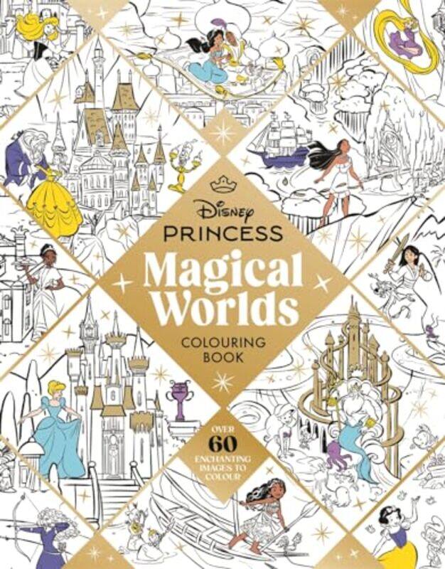 

Disney Princess Magical Worlds Colouring Book By Walt Disney - Paperback