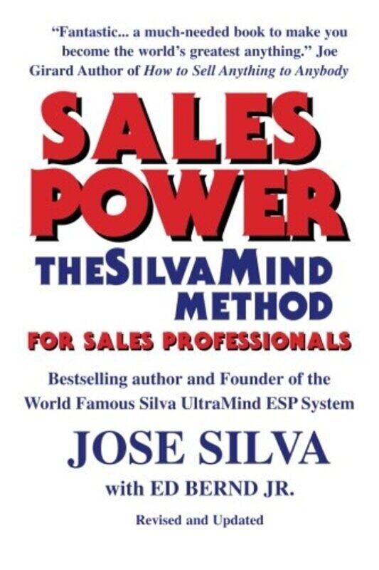 

Sales Power, the SilvaMind Method for Sales Professionals,Paperback,By:Bernd, Ed, Jr - Silva, Jose