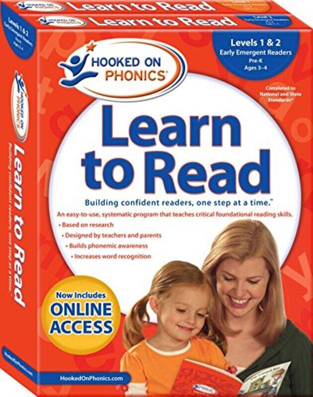 

Hooked on Phonics Learn to Read - Levels 1&2 Complete, Volume 1: Early Emergent Readers (Pre-K Ages,Paperback,By:Hooked on Phonics