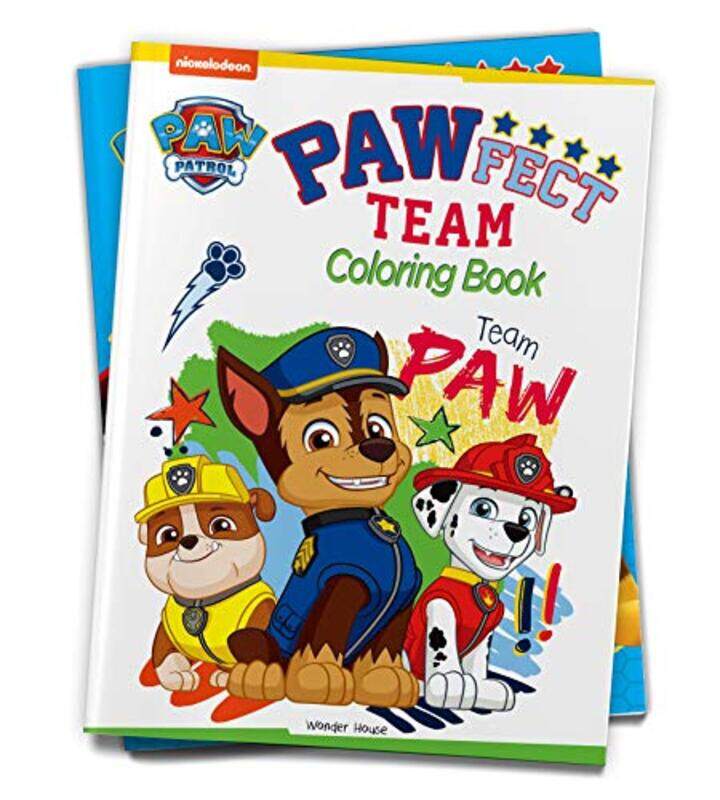 

Pawfect Team Paw Patrol Coloring Book For Kids By Wonder House Books -Paperback