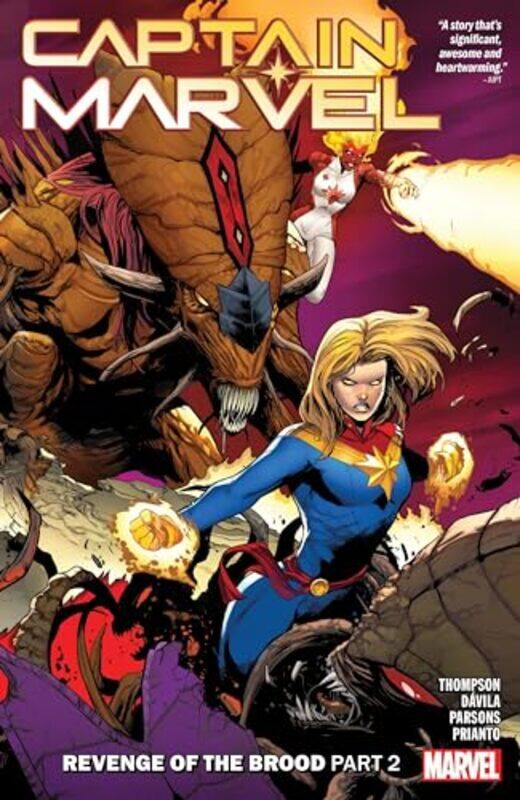 

Captain Marvel Vol 10 Revenge of The Brood Part 2 by Kelly ThompsonSergio Davila-Paperback