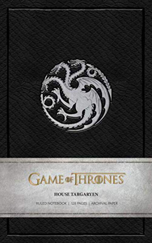 

Game of Thrones: House Targaryen Ruled Notebook, Paperback Book, By: Insight Editions