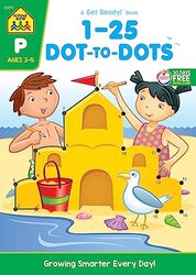1-25 Dot-To-Dots Deluxe Edition Workbook,Paperback by Joan Hoffman