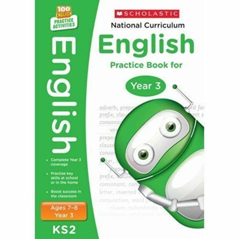 National Curriculum English Practice Book for Year 3, Paperback Book, By: Scholastic