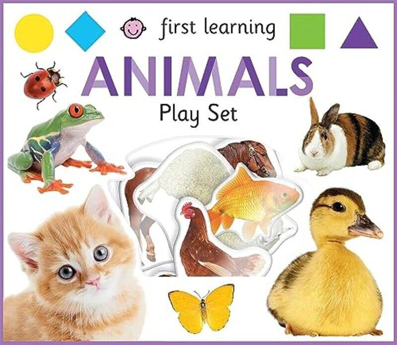 

First Learning Animals Play Set By Priddy, Roger Hardcover