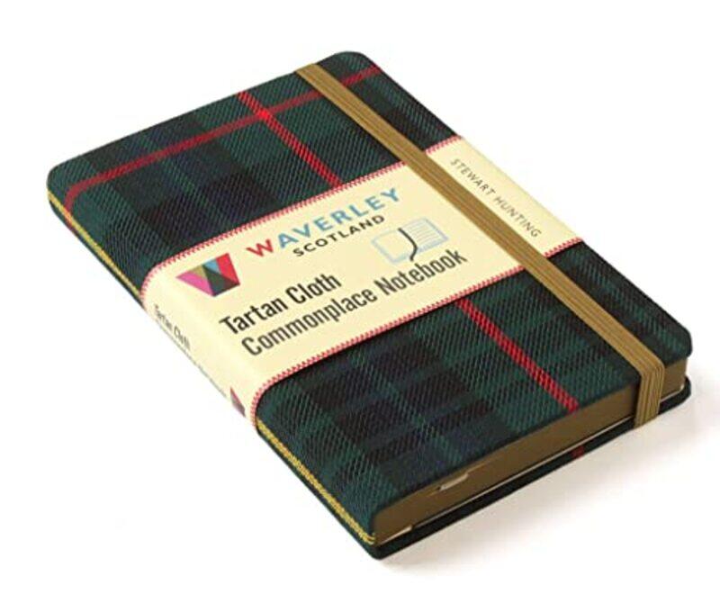 

Waverley M Stewart Hunting Tartan Cloth Commonplace Notebook by Amy Lane-Hardcover