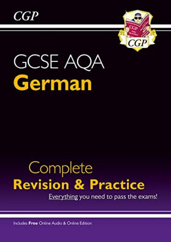 

GCSE German AQA Complete Revision & Practice with CD & Online Edition Grade 91 Course Paperback by CGP Books