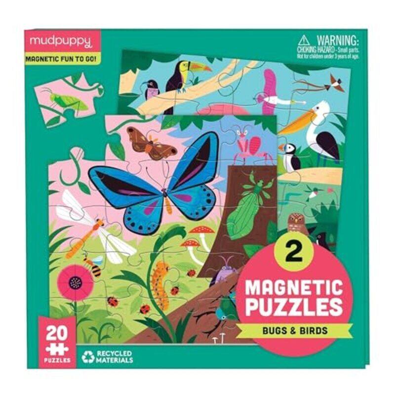 

Bugs and Birds Magnetic Puzzles by Mudpuppy Paperback
