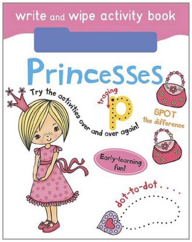 

Write and Wipe Activity - Princesses, Paperback Book, By: Parragon