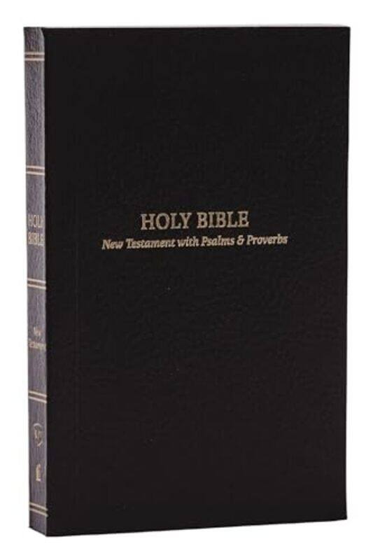 

Kjv Holy Bible Pocket New Testament With Psalms And Proverbs Black Softcover Red Letter Comfort Print King James Version by Thomas Nelson-Paperback