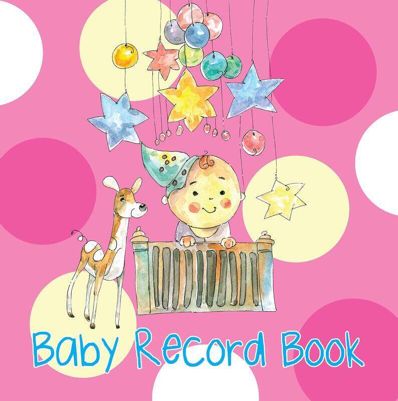 

Baby Record Books for Girls, Hardcover Book, By: Om Books In House Team