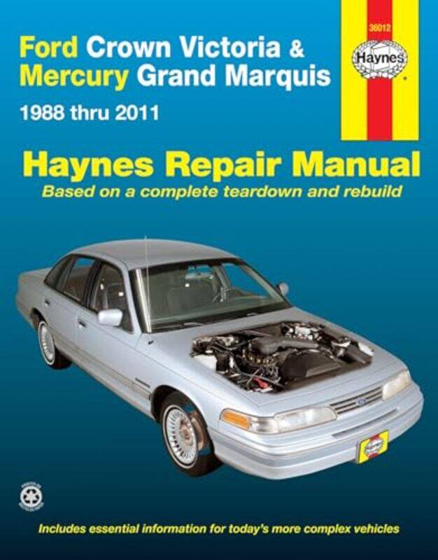 

Ford Crown Victoria & Mercury Grand Marquis 19882011 Covers all fuelinjected models Haynes Repair Manual USA by David DonovanShirley Donovan-Paperback