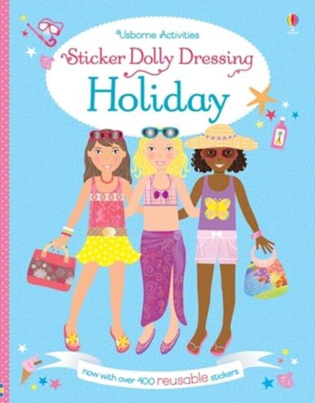 

Sticker Dolly Dressing On Holiday By Lucy Bowman - Paperback