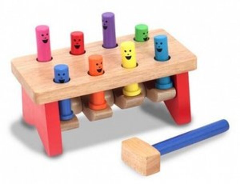 Deluxe Pounding Bench Classic Toys By Melissa & Doug - Paperback