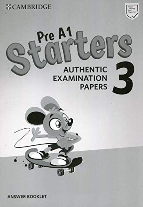 

Pre A1 Starters 3 Answer Booklet by Robin CP Ryan-Paperback