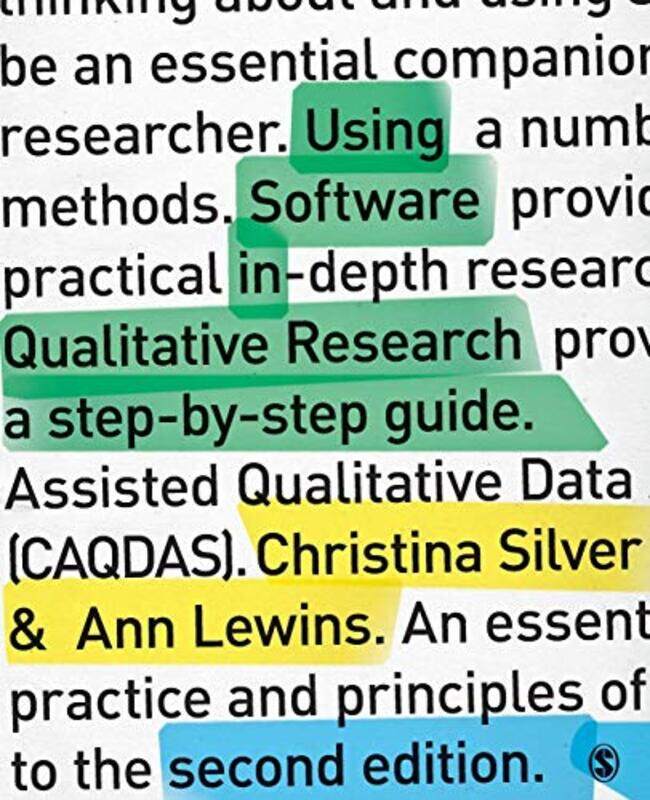

Using Software in Qualitative Research by Christina SilverAnn Lewins-Paperback