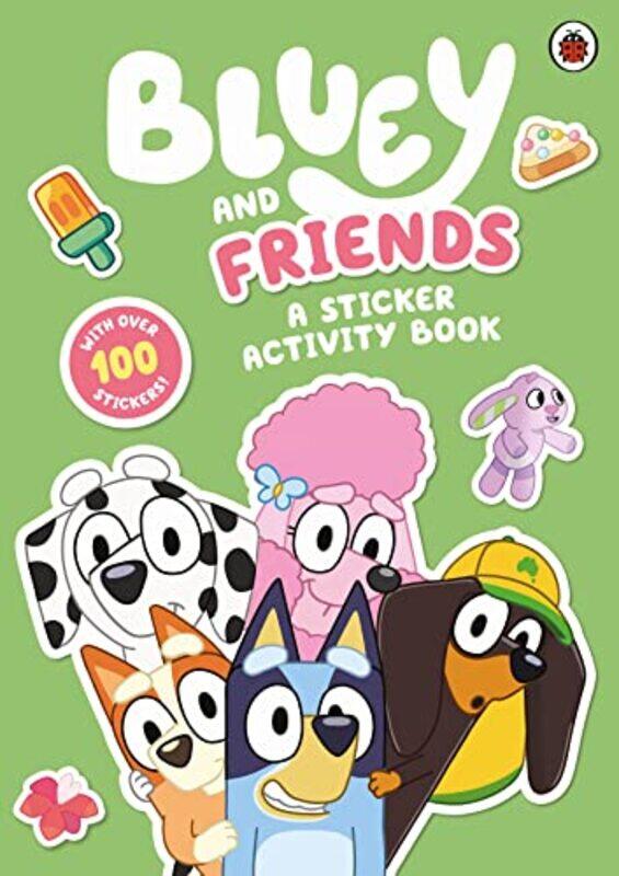 

Bluey Bluey and Friends A Sticker Activity Book by Bluey-Paperback